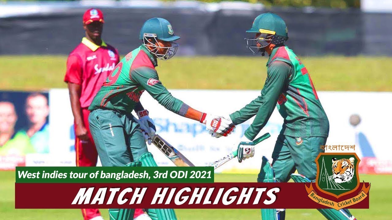 3rd odi bangladesh vs west indies