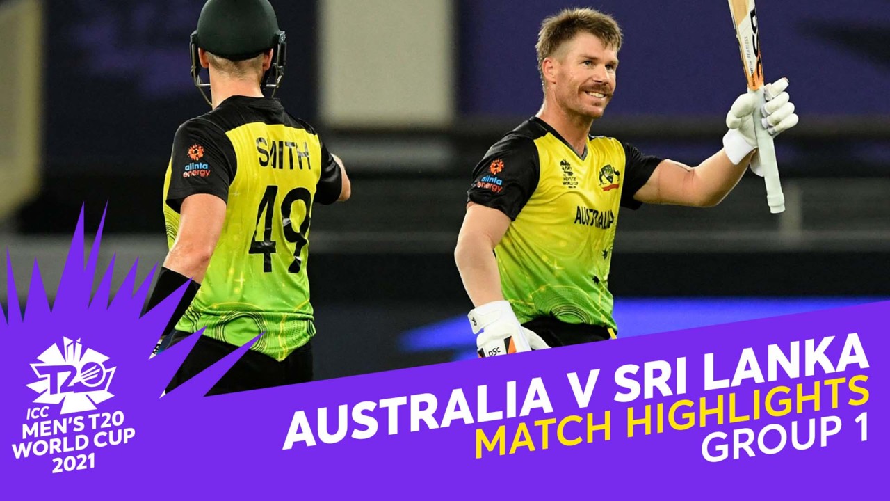 Srilanka Vs Australia Match Highlights| ICC T20 World Cup 2022 Match 19 ...